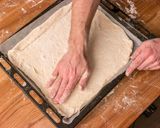 Házi margherita pizza recept fázis 5 fotója