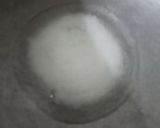 A picture of step 2 of Magas laddu (besan laddu).
