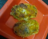 A picture of step 5 of Potato masala Chaap chaat.