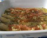 Foto del paso 2 de la receta: Espárragos rellenos de salmón ahumado al aceite de trufa blanca
