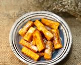 Hình bước làm 3 của món Khoai Lang Mật Chiên