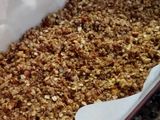 Barras de cereal con avena y coco