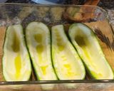 Foto del paso 4 de la receta: Zucchini rellenos con pollo
