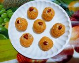 A picture of step 4 of Delicious tasty Malai dry fruits ladoo.(For Vasant Panchami festival).