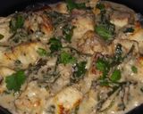 A picture of step 7 of Palak Paneer.