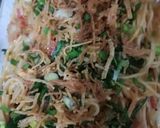 A picture of step 13 of Chicken veggie sphagetti.