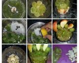 A picture of step 1 of Grapes,Mint and Mixed Fruits Cocktail.