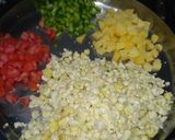 A picture of step 1 of Cauliflower and veg stir-fry.