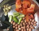 A picture of step 3 of Dal dhokli.