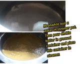 A picture of step 2 of STEAMED Homemade Dhoklas.