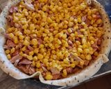 A picture of step 4 of Turkey, Corn, and Blue Cheese Quiche.