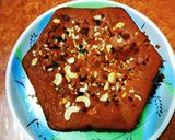 A picture of step 12 of Eggless caramelised Christmas Plum cake.