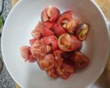 Foto del paso 2 de la receta Ensalada de tomate y bonito del norte 2.0