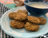 A picture of step 5 of Baked Falafel.