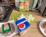 Rakott tejszínes szaftos sonkás tészta recept fázis 2 fotója
