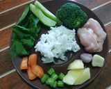 Foto langkah ke 1 dari resep Mpasi ayam kampung mix / 6 bln +.