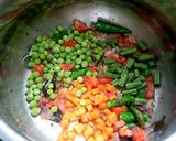A picture of step 3 of Quinoa khichadi.