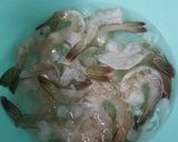Hình bước làm 1 của món Tôm sốt cay Thái