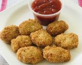 A picture of step 2 of Chicken nuggets.