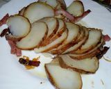 Foto del paso 7 de la receta: Ensalada tibia de patatas hasselback, lechuga y granada