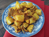 Bhajis de cebolla, receta india {en freidora de aire}