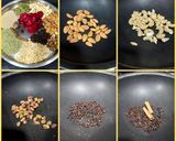 A picture of step 1 of Thandai Masala Powder.