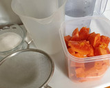 Foto del paso 2 de la receta: Zumo refrescante de naranja y Papayo para el verano