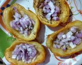 A picture of step 2 of Potato Cheese Bombs.