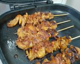 Foto langkah ke 9 dari resep Sate Jamur Tiram bumbu kacang kecap -dengan Double Pan HappyCall.