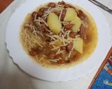 Foto del paso 3 de la receta: Papas, judías y fideos con costillas