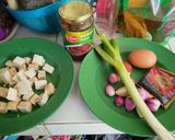 Foto langkah ke 1 dari resep Macaroni Goreng Telur Spesial BBQ.