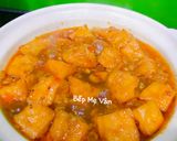 Hình bước làm 4 của món Đậu hủ kho tương hột (món chay)