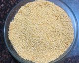 A picture of step 1 of Foxtail millet Upma.