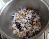A picture of step 4 of Bisi bele bath recipe.