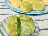 Matcha Cream Puff(Bánh su kem trà xanh)
