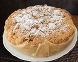 A picture of step 9 of Apple Tart with Phyllo Dough and Almond Frangipane Cream.