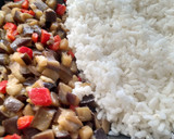 Foto del paso 5 de la receta: Arroz prebiótico con berenjena y tomate seco enriquecido con Agua de Mar