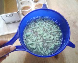 Puding Cendol Selasih - Step 2