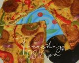 A picture of step 6 of Plaintain Fritata.