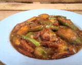 Foto langkah ke 5 dari resep Tumis Terong Ikan Asin.