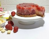 Foto langkah ke 11 dari resep Strawberry Cheesecake.
