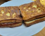 A picture of step 1 of French Toast Sausage Sandwich.