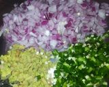 A picture of step 5 of Veg kababs.