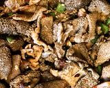 A picture of step 4 of Beef intestines/Tripe stir fry.