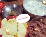 صورة لخطوة 2 من وصفة صينية بطاطس بالكفته 😋😋😋