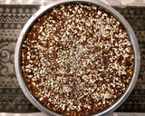 A picture of step 8 of Dates and oats burfi.