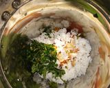 A picture of step 2 of Punjabi chole masala.