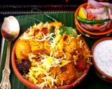 A picture of step 7 of Veg dum Biryani in Pressure Cooker.