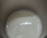 A picture of step 2 of Latte Flat White Coffee (without machine / on gas).