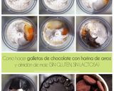 Foto del paso 1 de la receta: Galletitas de chocolate con harina de arroz y maicena (SIN GLUTEN, SIN LACTOSA Y ECONÓMICAS)